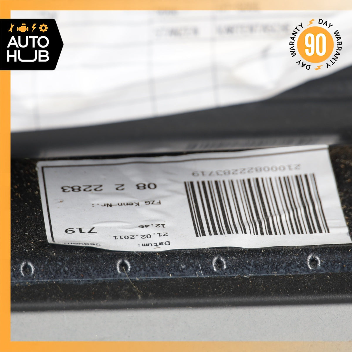 12-18 Audi 4G8 A7 S7 Front Right Passenger Door Panel Cover Trim Black Wood OEM - photo 18