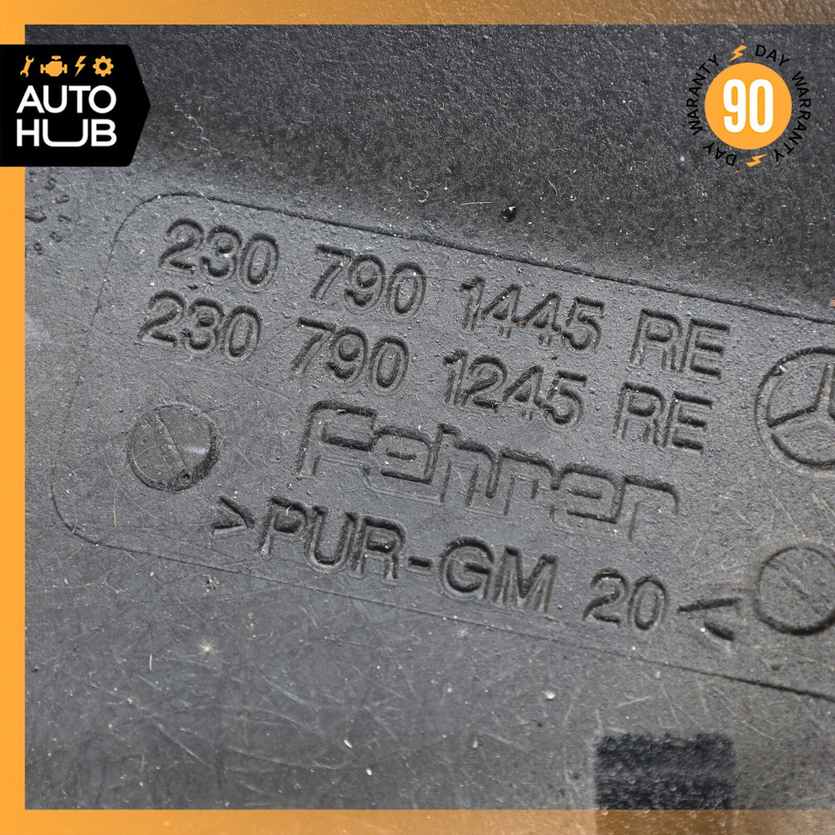 03-12 Mercedes R230 SL55 SL600 Right Top C Pillar Column Cover Trim Suede OEM - photo 11