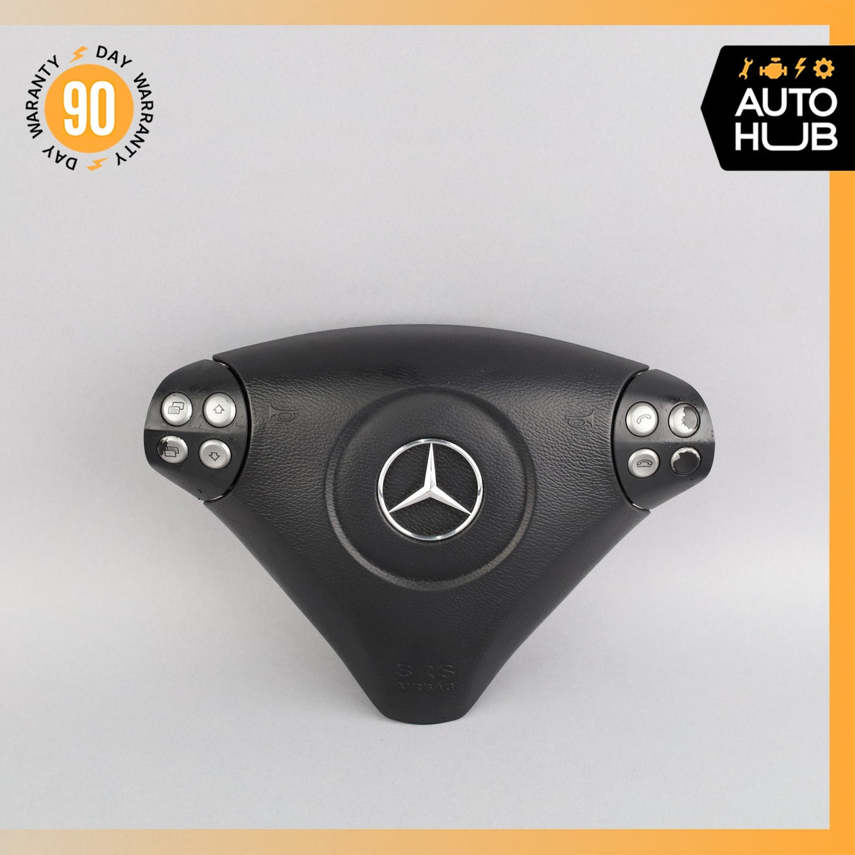 05-08 Mercedes R171 SLK350 C55 AMG C350 Steering Wheel Air Bag Airbag Black OEM - photo 1