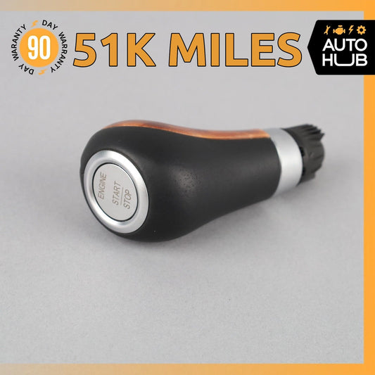 05-12 Mercedes R230 SL550 SL55 Shifter Shift Knob Keyless Go Wood OEM 51k - photo 1