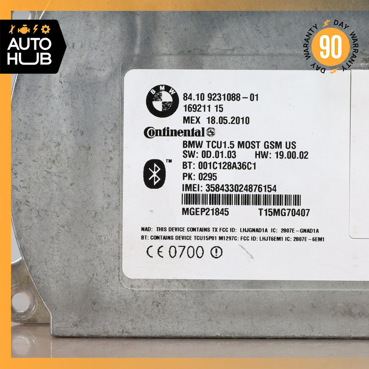 BMW E88 128i 328i 650i Bluetooth Telematics Module 84109231088 OEM - photo 8