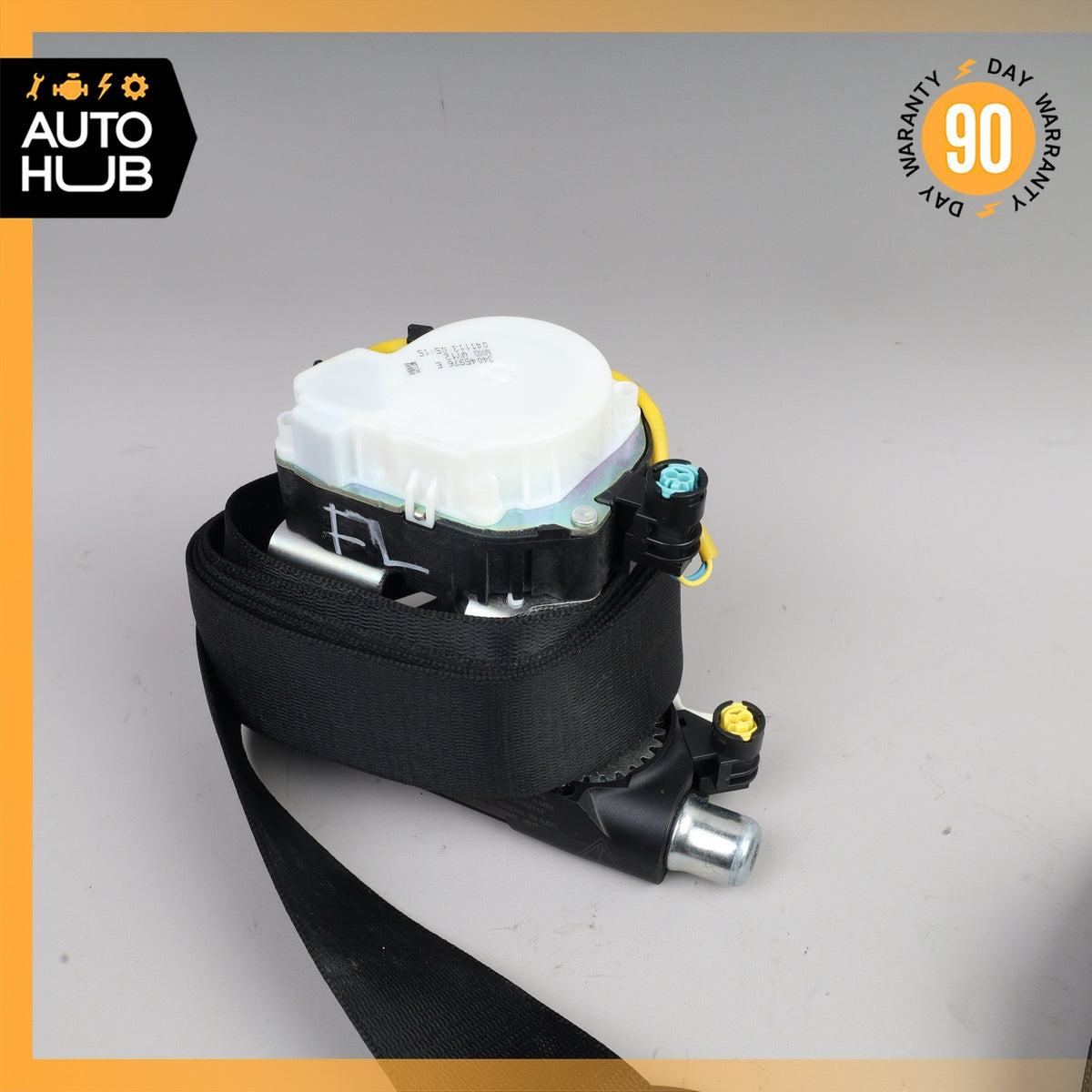 10-16 Porsche Panamera 970 Front Left Driver Side Seat Belt Black OEM 51k - photo 10