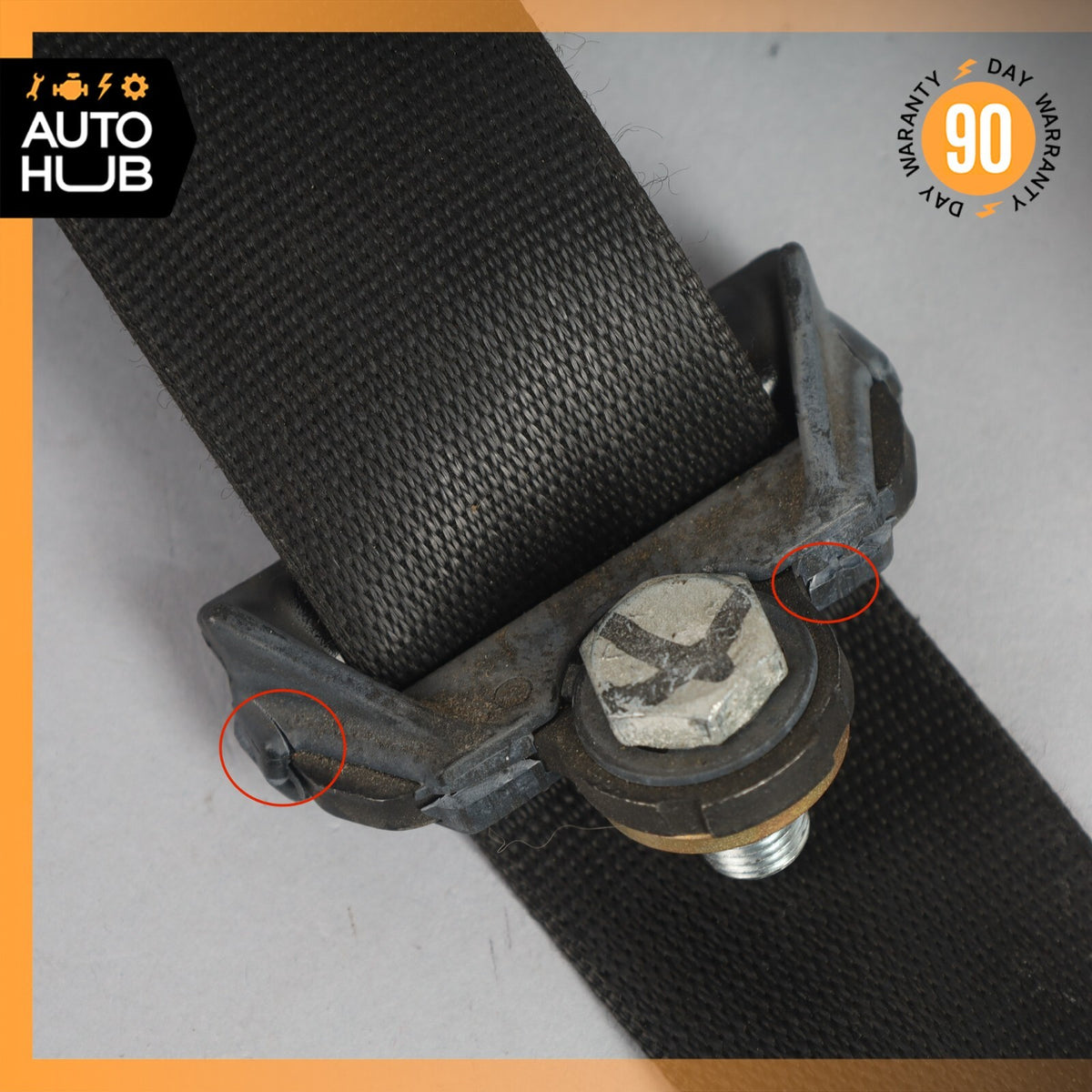 99-04 Mercedes R170 SLK230 SLK320 SLK32 Left Driver Seat Belt Seatbelt Black OEM - photo 6