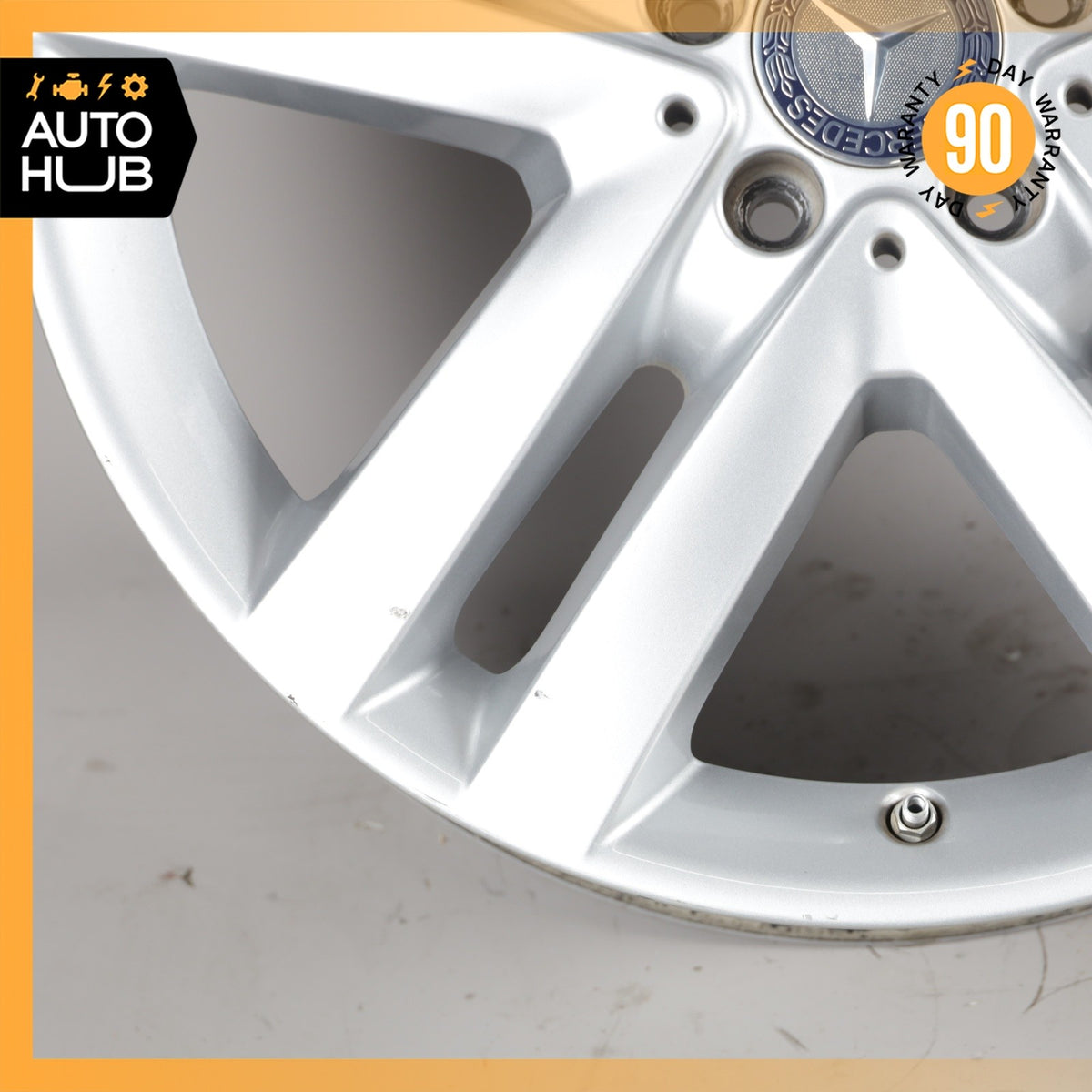 Mercedes X166 GL350 GL550 8.5 X 19 19" Wheel Rim Silver 1664011302 OEM - photo 6
