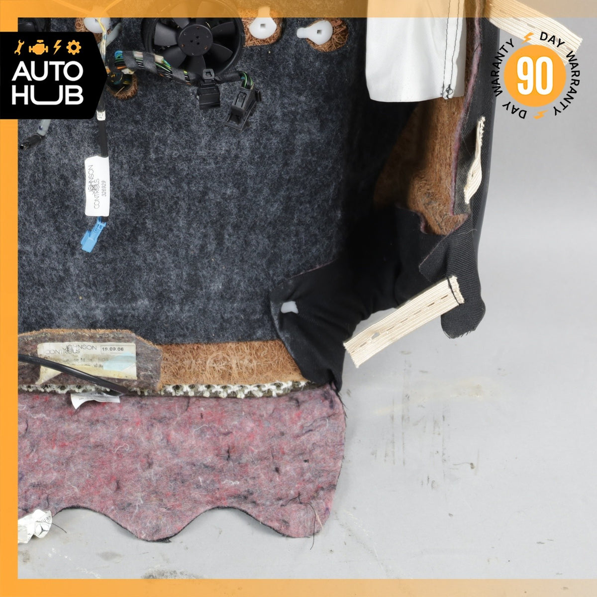 07-09 Mercedes W221 S600 Front Right Side Seat Upper Cushion Exclusive Black OEM - photo 13