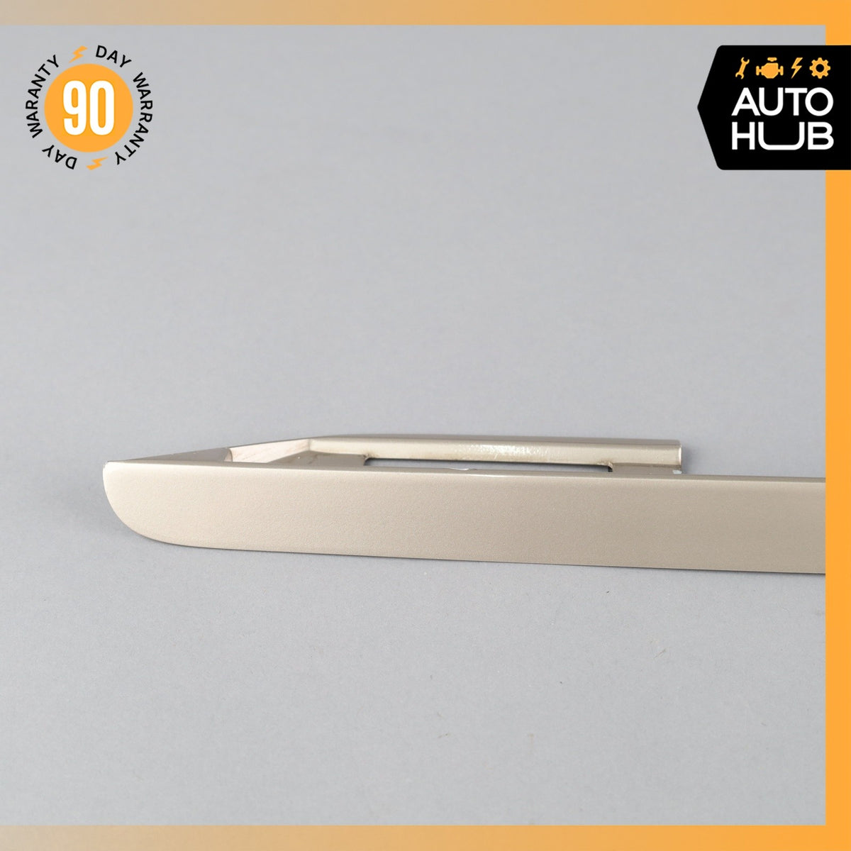 93-99 Mercedes W140 CL600 S500 S600 Coupe Trunk Lid License Plate Trim Panel OEM - photo 2