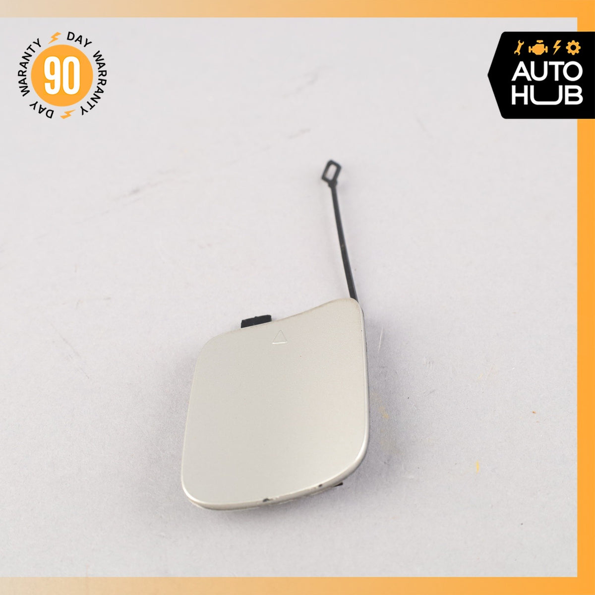 BMW F15 X5 Rear Left Bumper Tow Hook Cover Panel Trim Silver OEM - photo 9