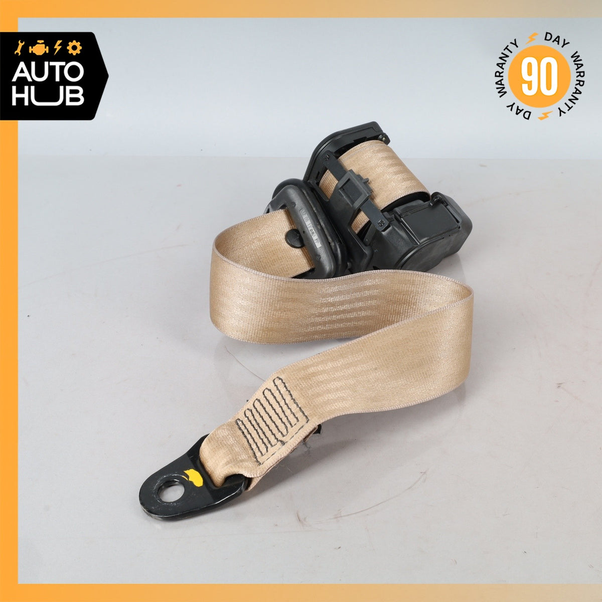 99-04 Bentley Arnage / RR Seraph Rear Right Side Seat Belt Retractor Brown OEM - photo 2