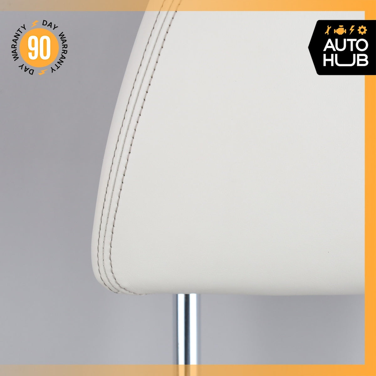 BMW G12 750Li Front Left or Right Seat Headrest Head Rest Nappa White OEM - photo 5