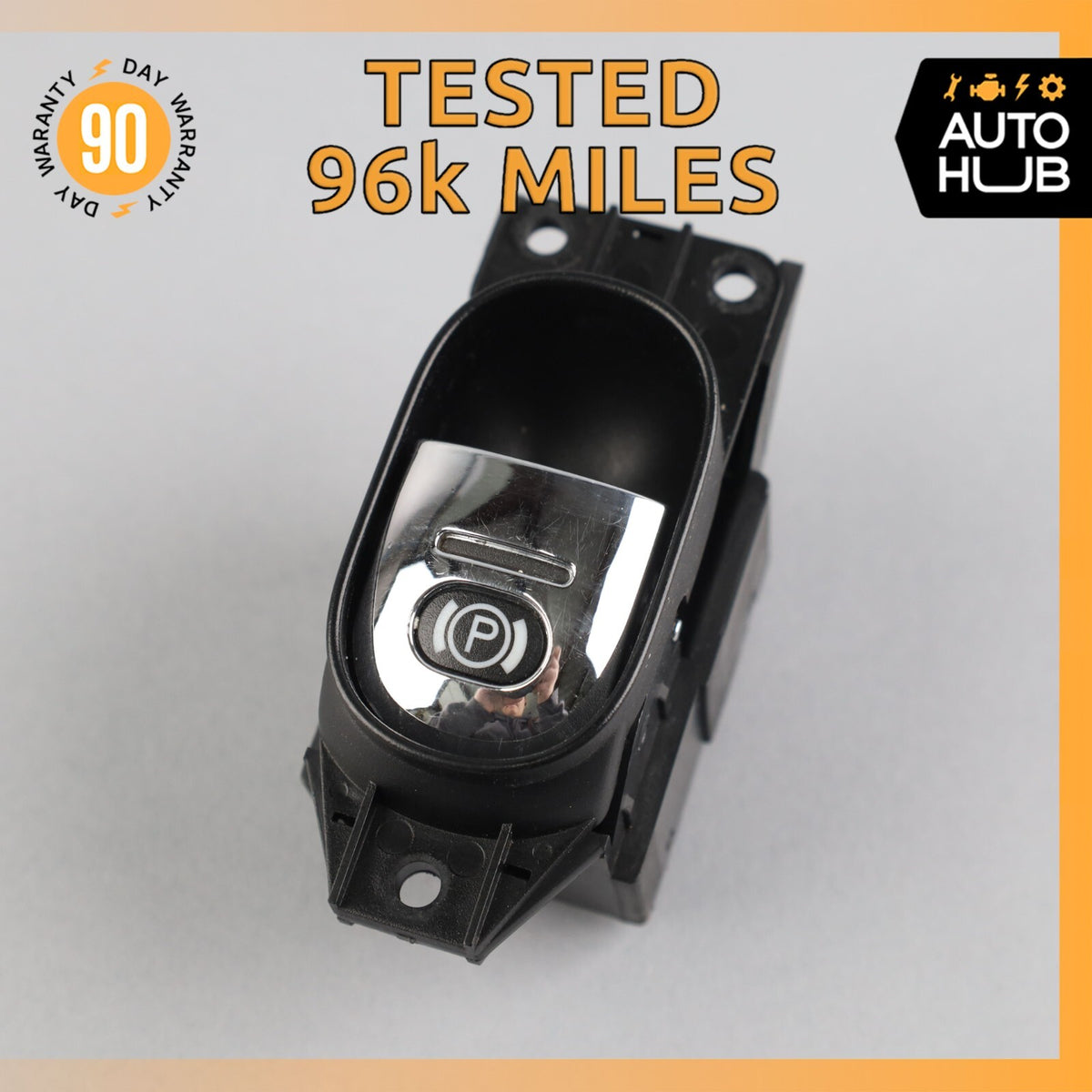 03-18 Bentley Continental GT GTC Electronic Parking Button Switch OEM 96k - photo 1