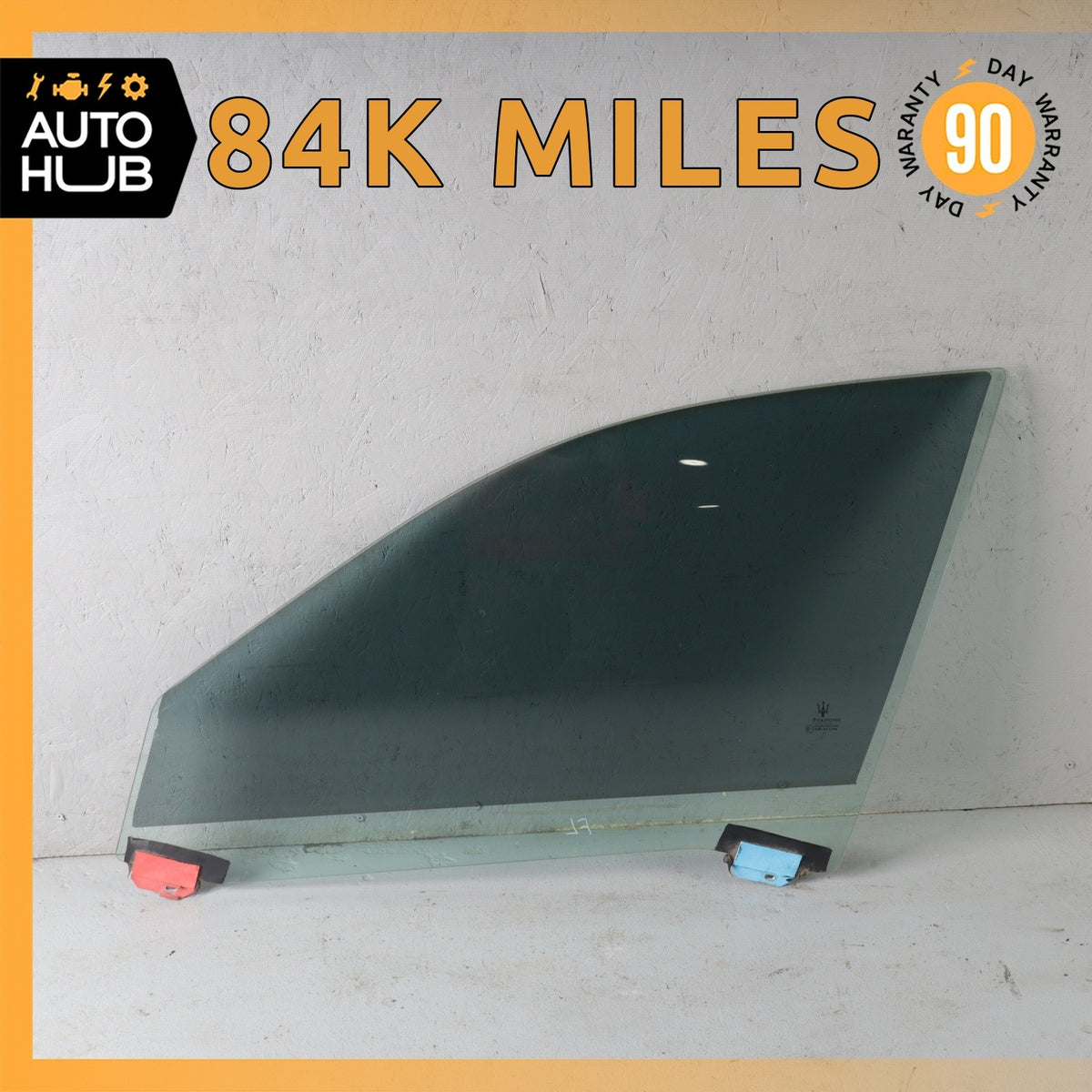 03-13 Maserati Quattroporte M139 Front Left Side Door Window Glass OEM 84k - photo 1