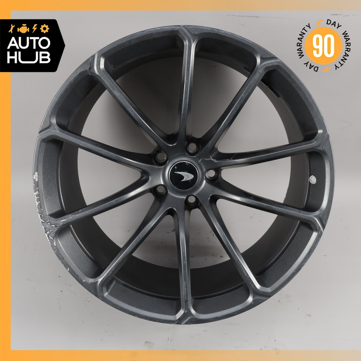 McLaren P13 570S 570GT 10 x 20 20" Rear Wheel Rim Gray 13BA034SP OEM - photo 1