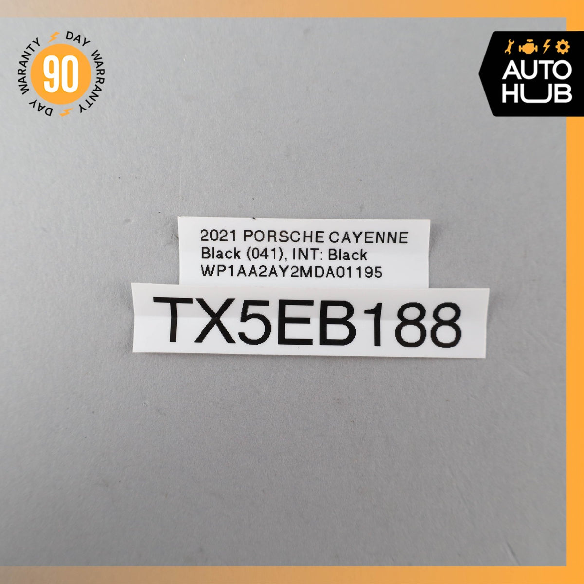19-23 Porsche Cayenne 9Y0 Front Center Console Shift Plate Hazard Switch OEM - photo 9