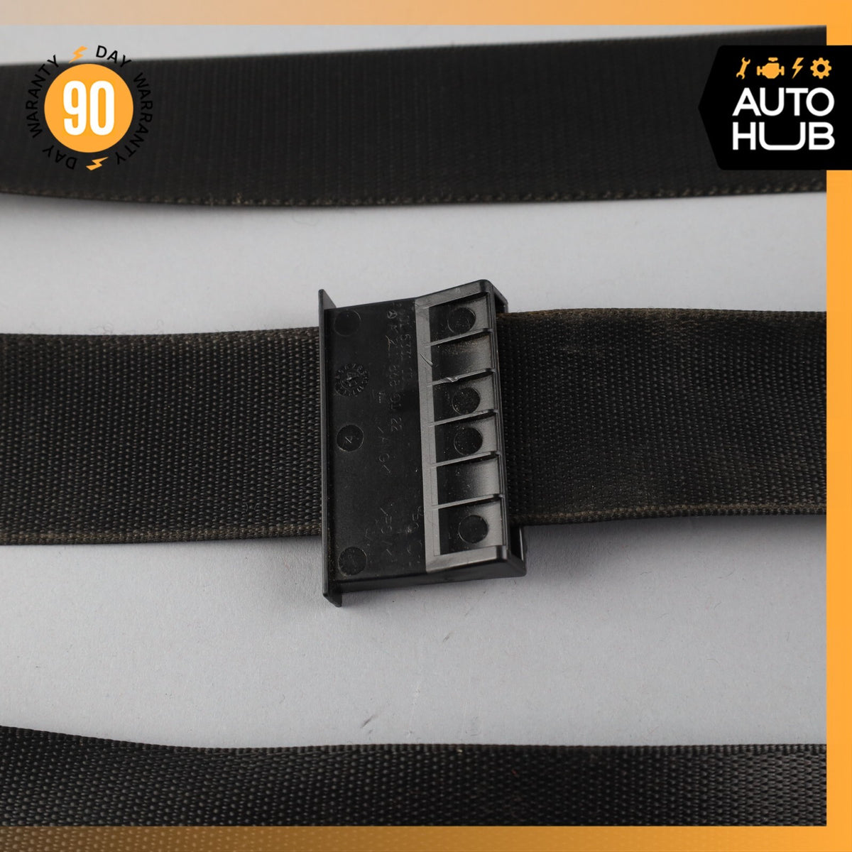 07-09 Mercedes W219 CLS550 E350 E550 Front Left Driver Side Seat Belt Black OEM - photo 5