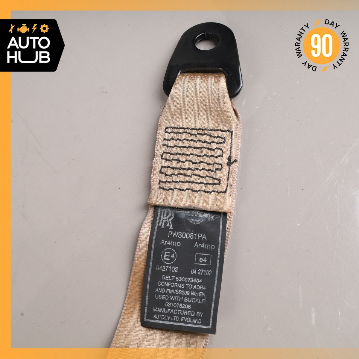 99-04 Bentley Arnage / RR Seraph Front Right Side Seat Belt Retractor Bronze OEM - photo 4