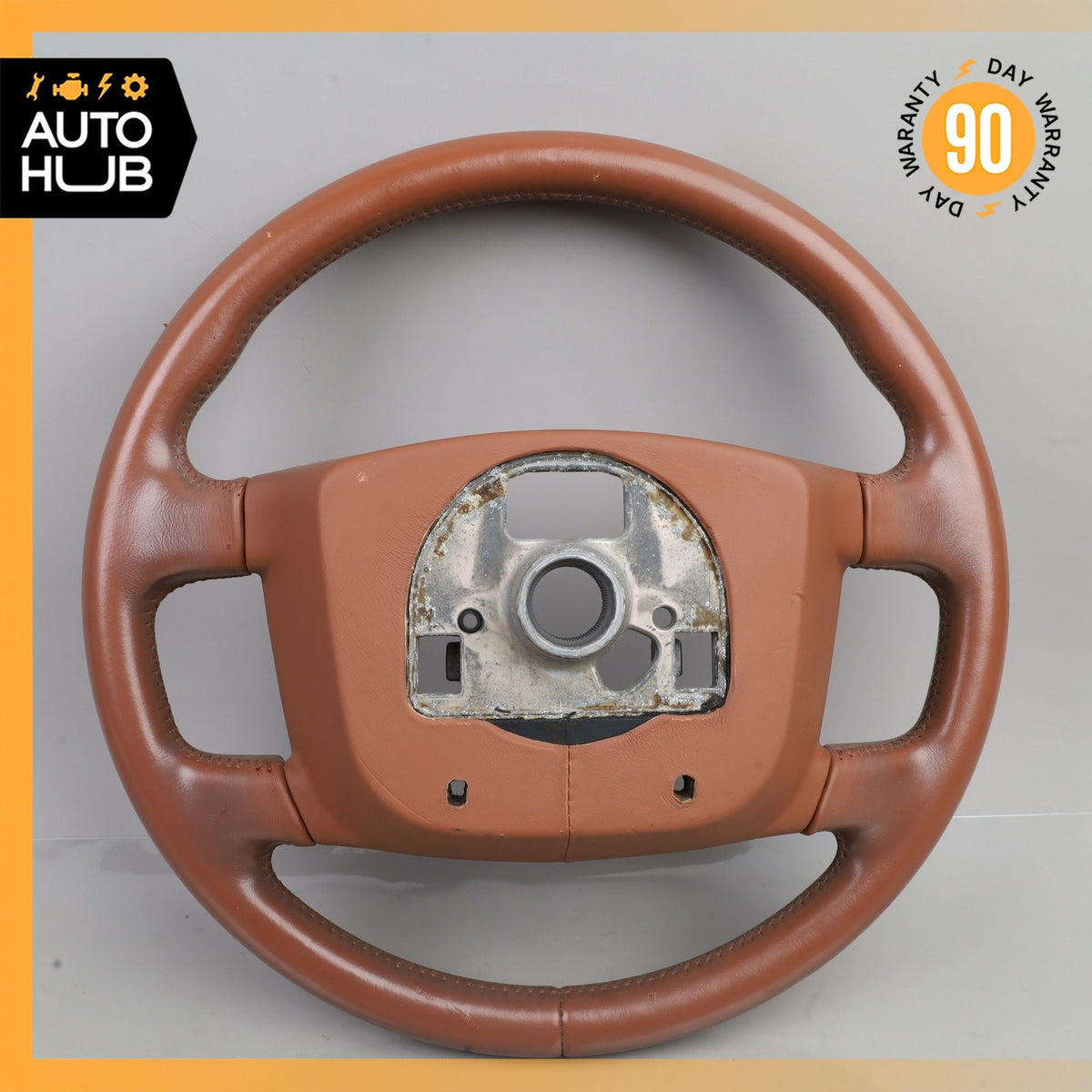 03-10 Bentley Continental GT GTC Flying Spur Driver Steering Wheel Brown OEM 87k - photo 11