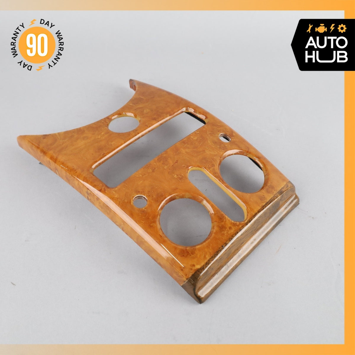 99-04 Bentley Arnage Rear Center Console A/C Air Vent Trim Panel Wood OEM 30k - photo 3