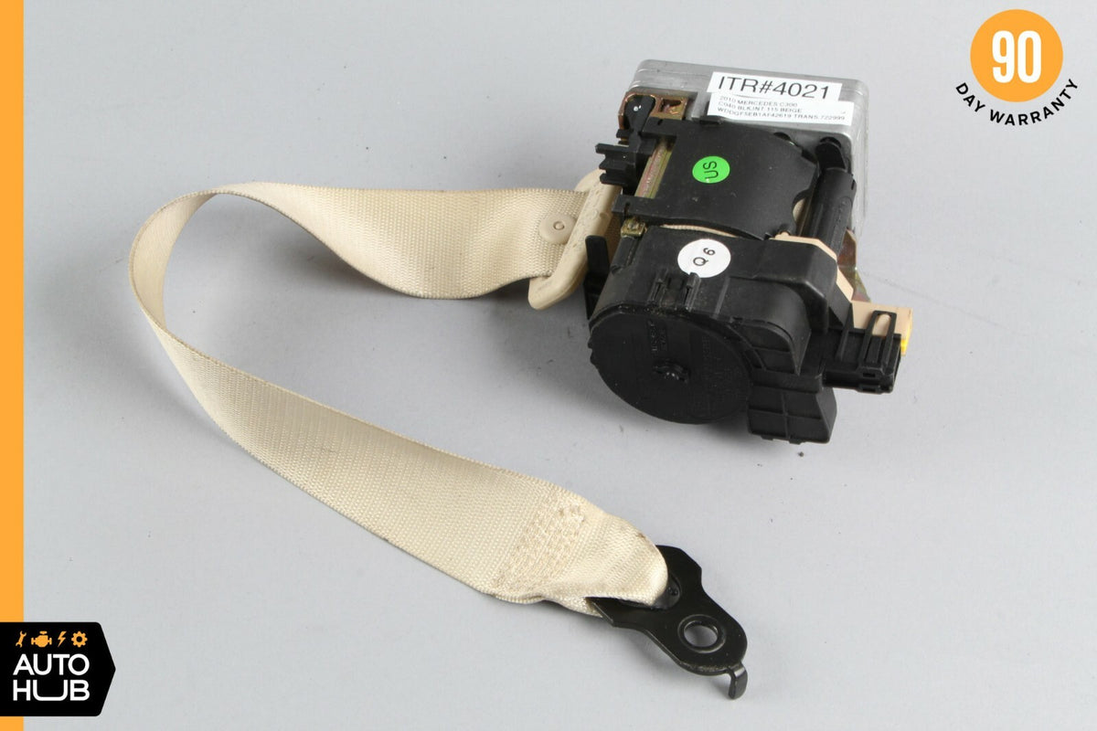 02-06 Mercedes W215 CL500 CL600 CL55 Seat Belt Retractor Front Right Beige OEM - photo 5