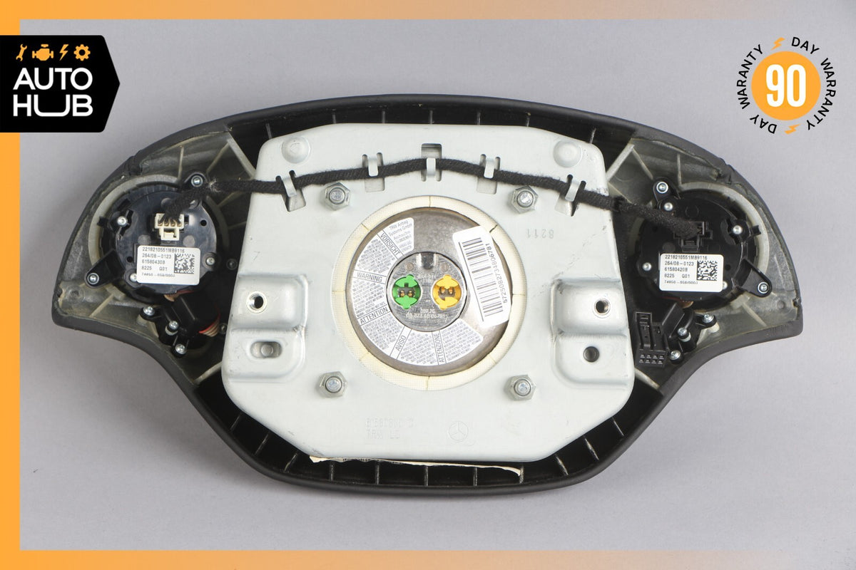 07-10 Mercedes W221 S550 CL550 S400 Steering Wheel Airbag Air Bag Black OEM - photo 8