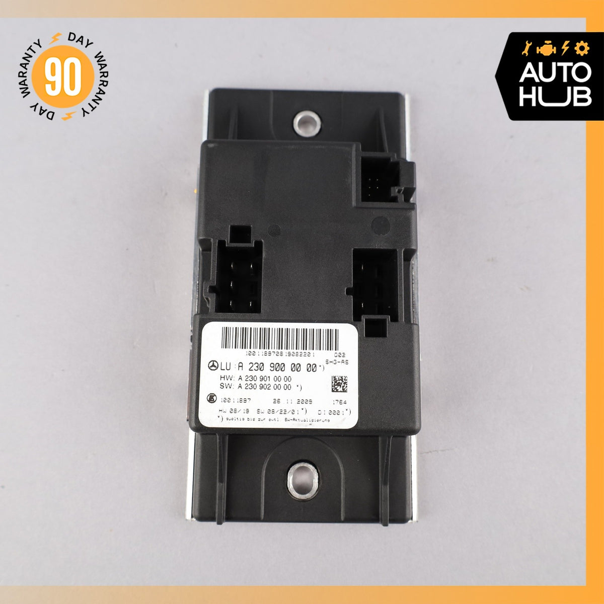 09-12 Mercedes R230 SL550 SL55 AMG Seat Airscarf Control Module 2309000000 OEM - photo 7