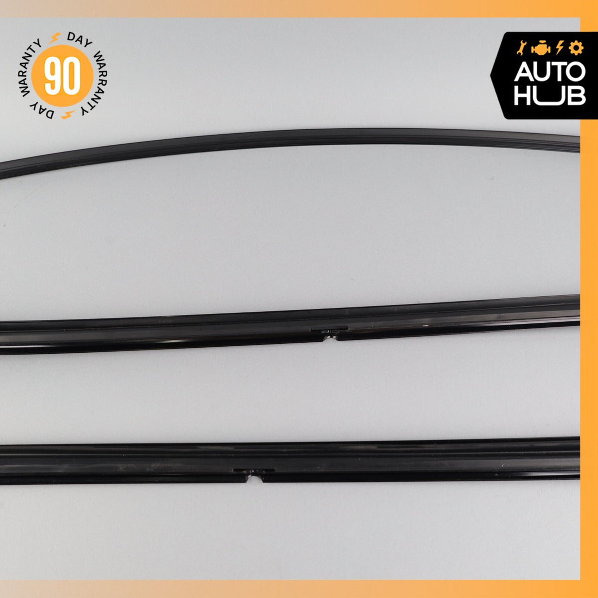 00-06 Mercedes W220 S600 S500 S55 AMG Front Window Glass Moulding Trim Set OEM - photo 10