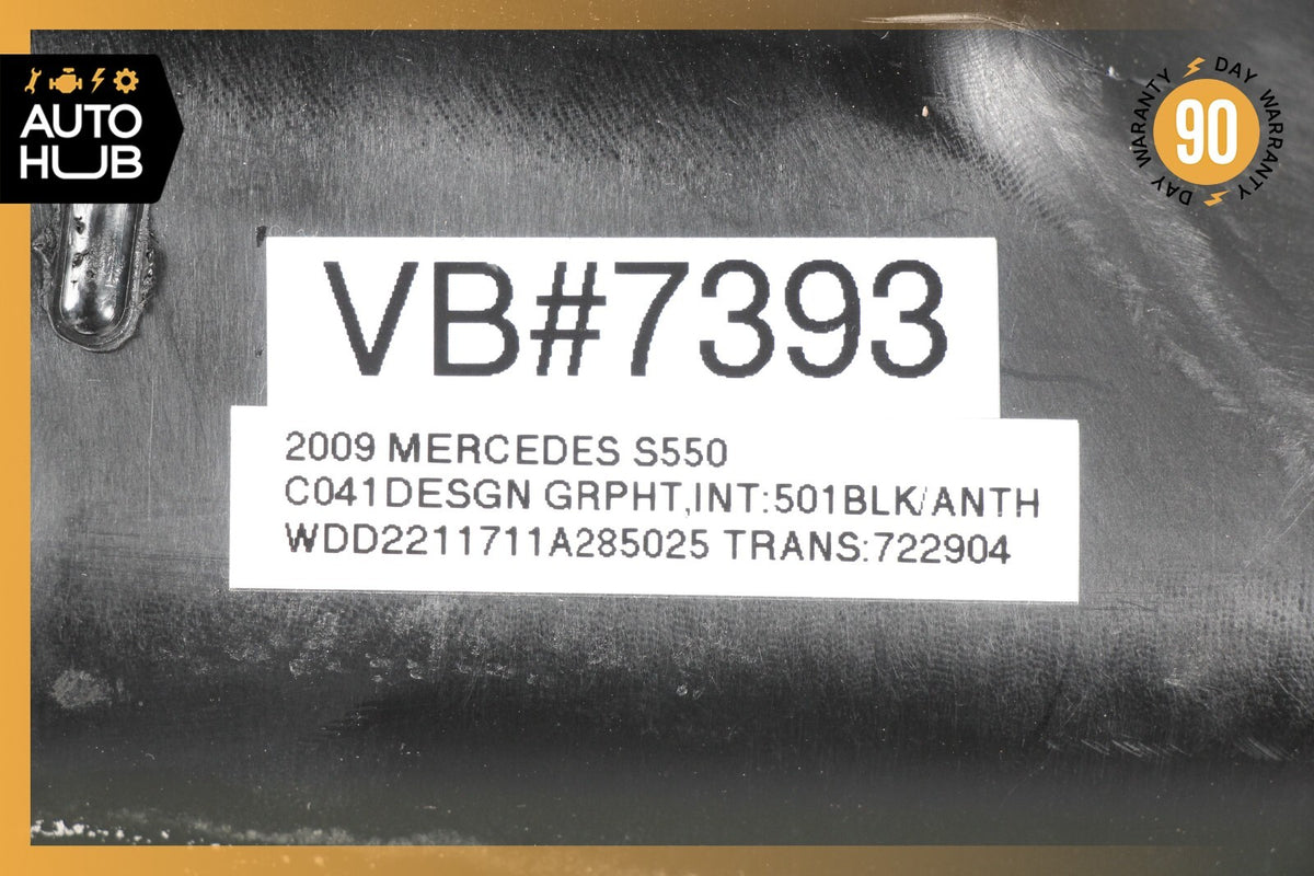 07-13 Mercedes W221 S550 S65 Dashboard Dash Board Panel W/ Air Bag Designo Black - photo 14