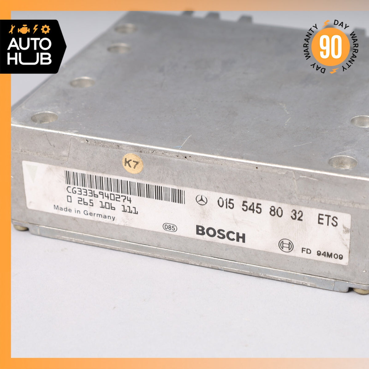 94-95 Mercedes R129 SL320 ETS ABS Traction Control Module 0155458032 OEM - photo 8