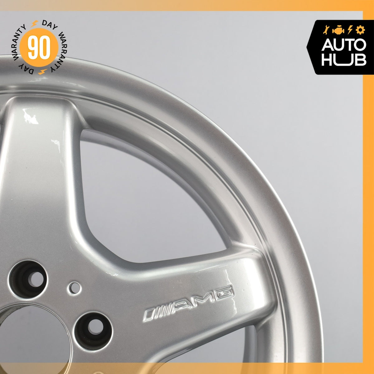 Mercedes R170 SLK230 C280 8.5 x 17 17" Rear Wheel Rim Silver 1704011402 OEM - photo 4