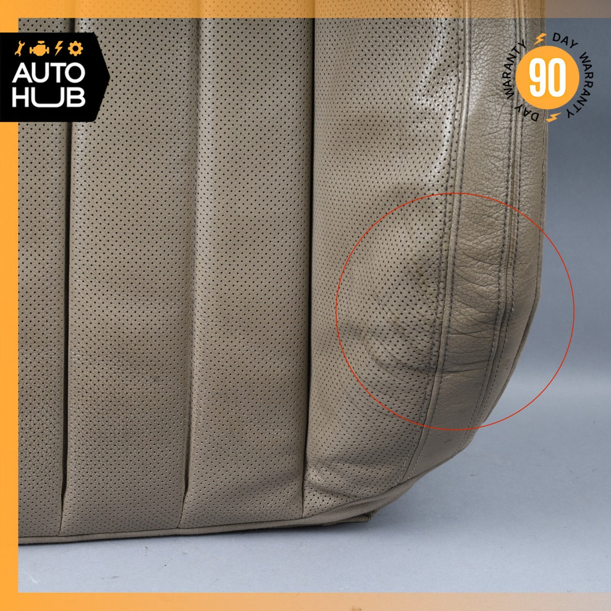 12-14 Mercedes W218 CLS550 Top Upper Seat Cushion Front Left Side Beige OEM - photo 5