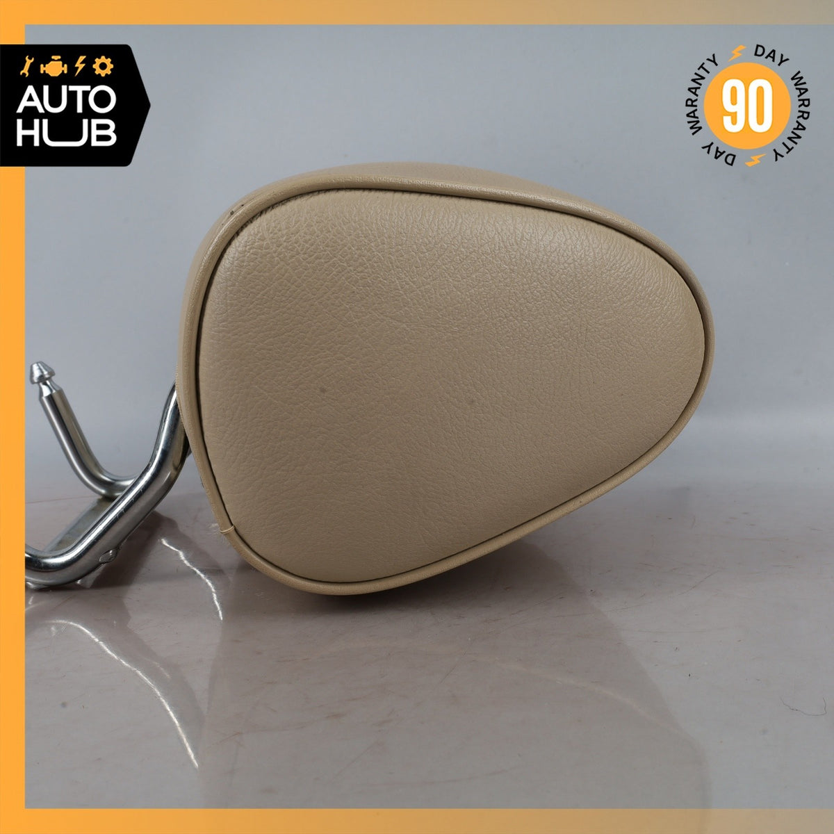 92-99 Mercedes W140 S320 Rear Left or Right Seat Headrest Beige 1409702450 OEM - photo 8