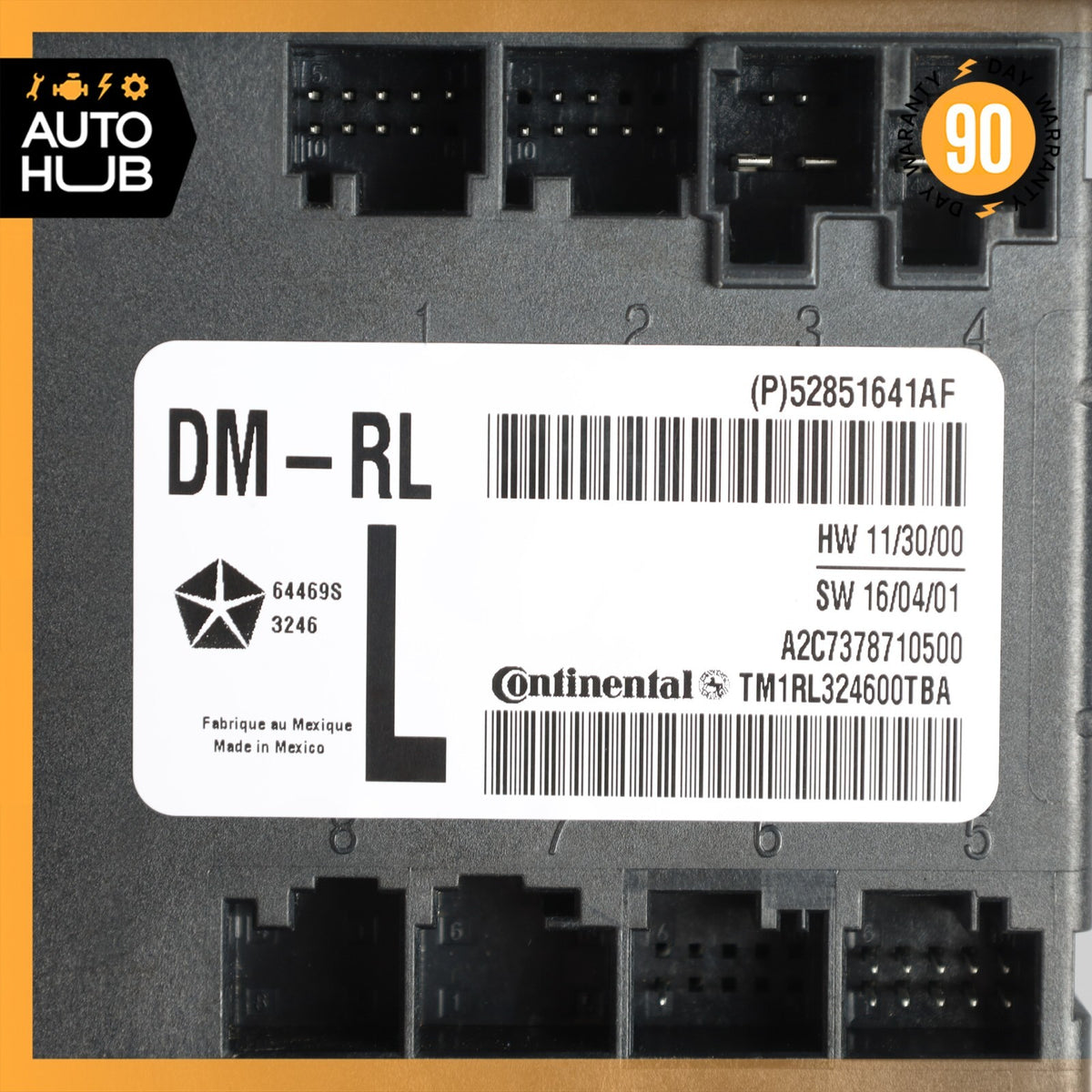 17-20 Maserati Levante S M161 Rear Left Driver Side Door Control Module OEM 26k - photo 7