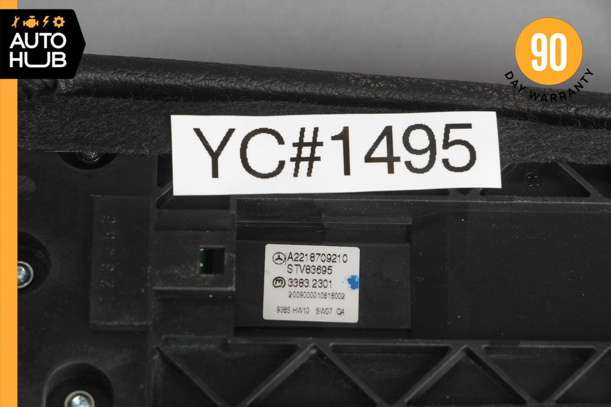 10-13 Mercedes W221 S550 S400 Rear Left Driver Window Control Switch Black OEM - photo 11
