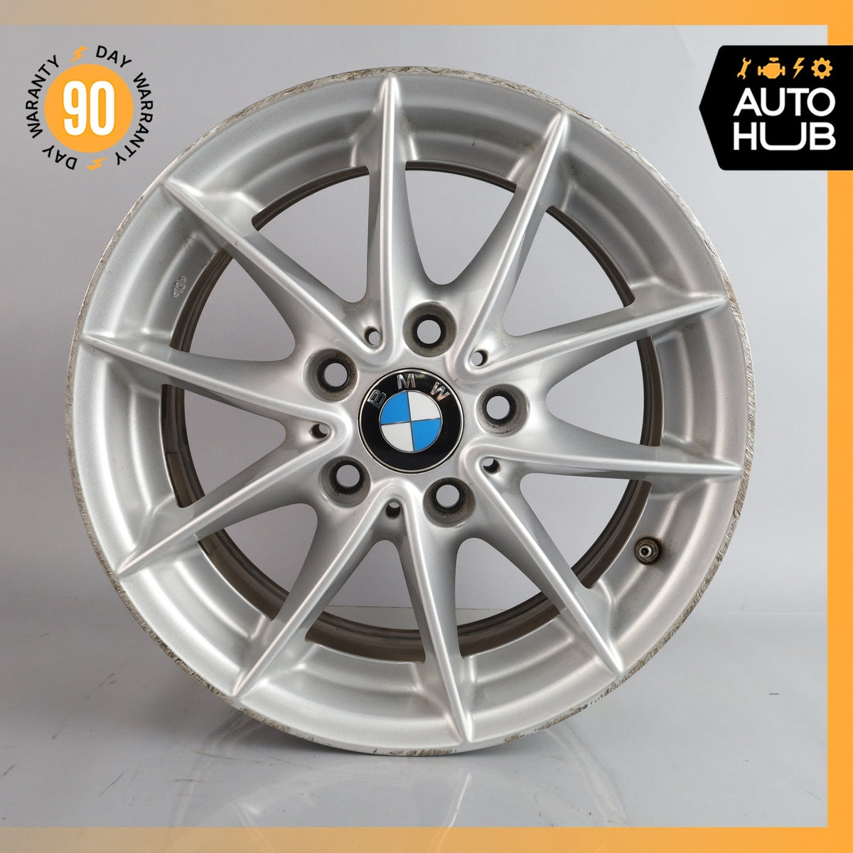 BMW E88 128i 135i 7 x 16 16" Style 360 Wheel Rim Silver 36116795207 OEM - photo 1