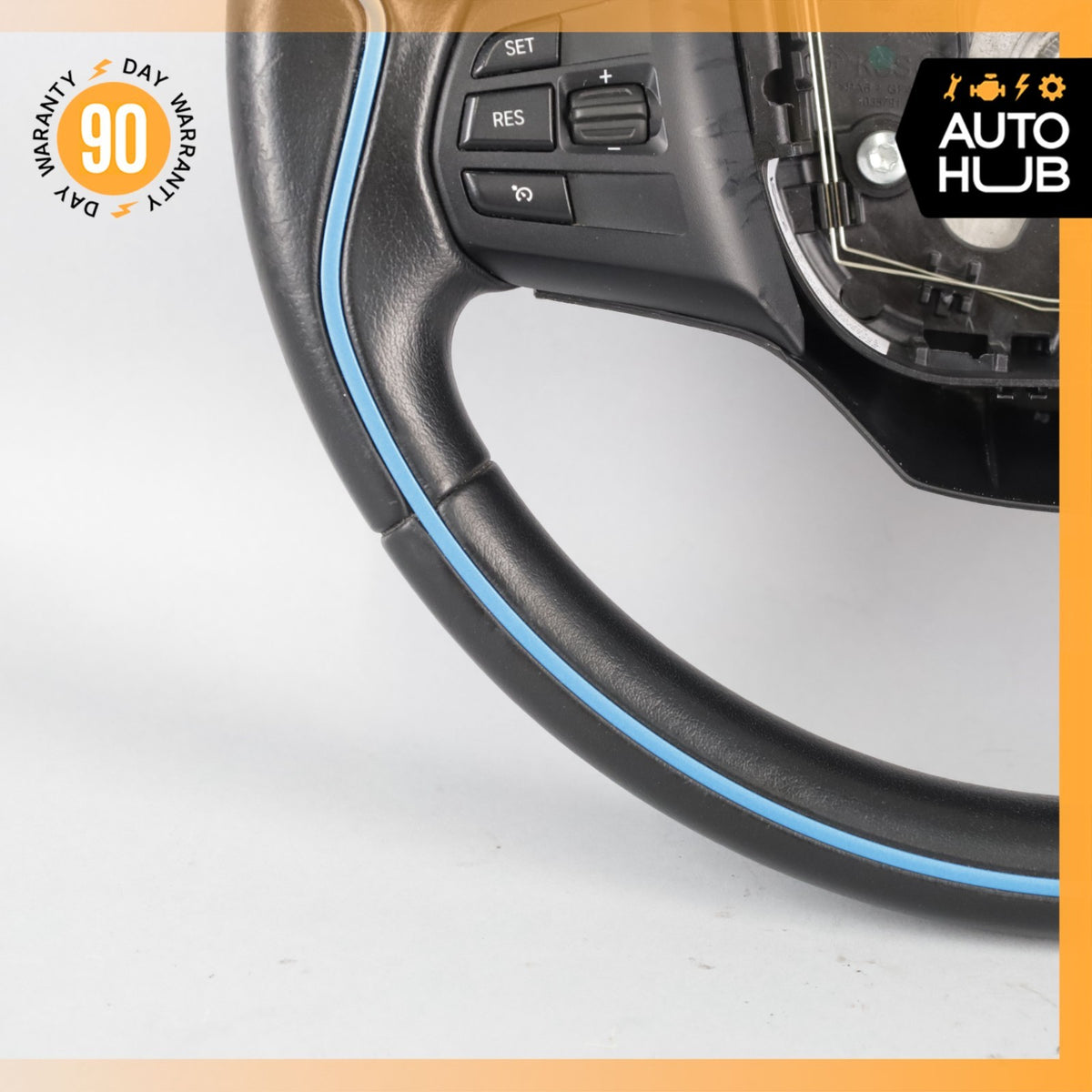 14-21 BMW i3 I01 Hybrid Steering Wheel Black 6870159 OEM - photo 5