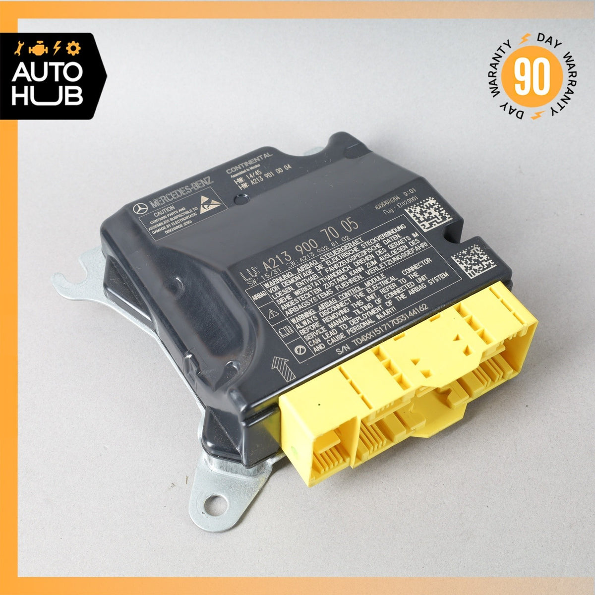 18-23 Mercedes W238 E400 E53 AMG Airbag Air Bag Sensor SRS Control Module OEM - photo 1