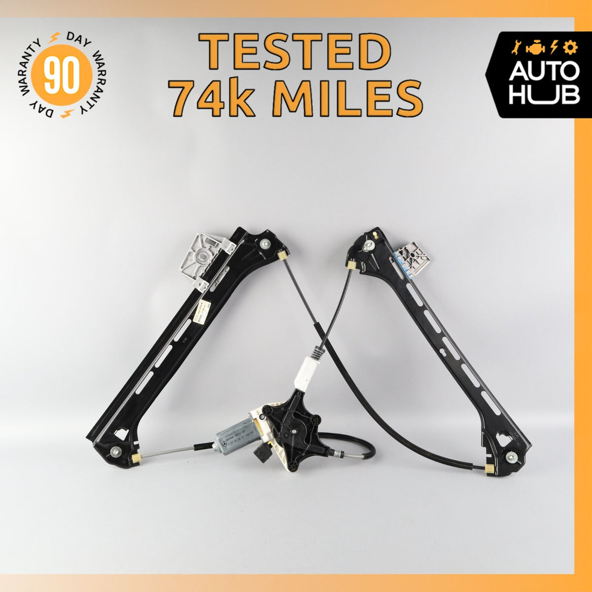 Mercedes W207 E550 Convertible Window Regulator Motor Front Right Side OEM 74k - photo 1
