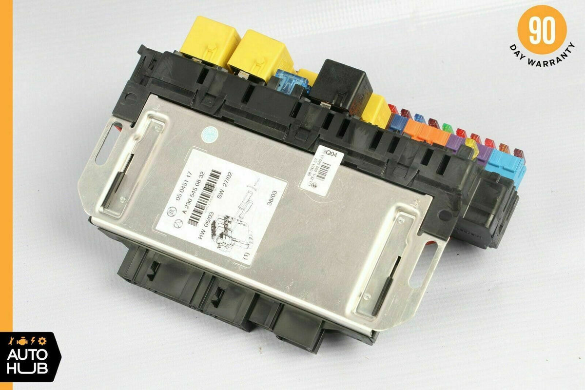 03-12 Mercedes R230 SL550 SL500 SLR Front Left SAM Fuse Box Control Module OEM - photo 1