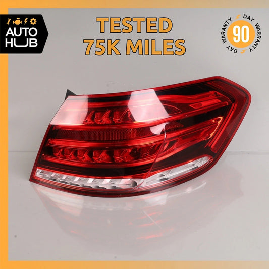 14-16 Mercedes W212 E350 E400 Sedan LED Tail Light Lamp Outer Right Side OEM 75k - photo 1