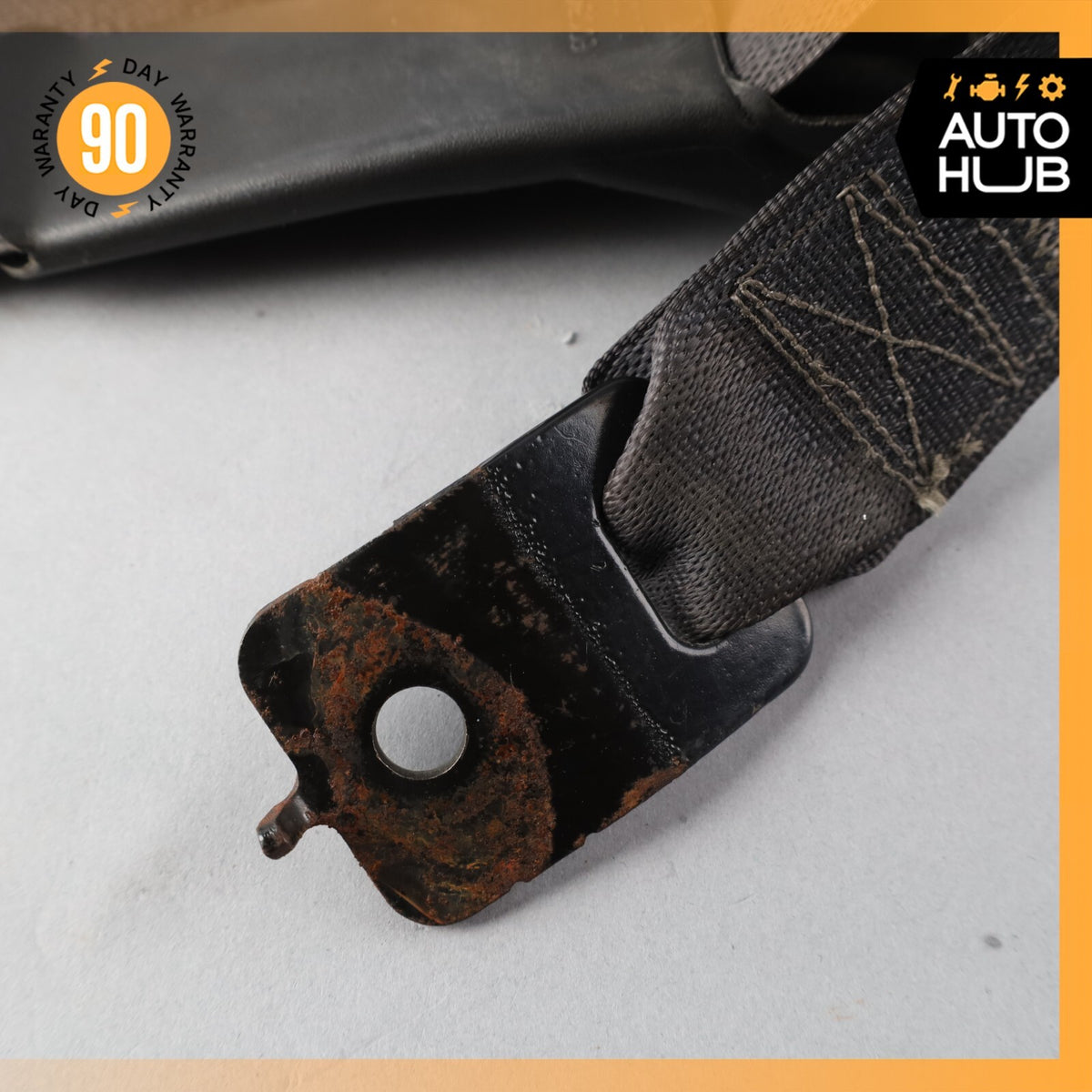 04-08 Cadillac XLR Left Driver Seatbelt Seat Belt Retractor Black 10354115 OEM - photo 7