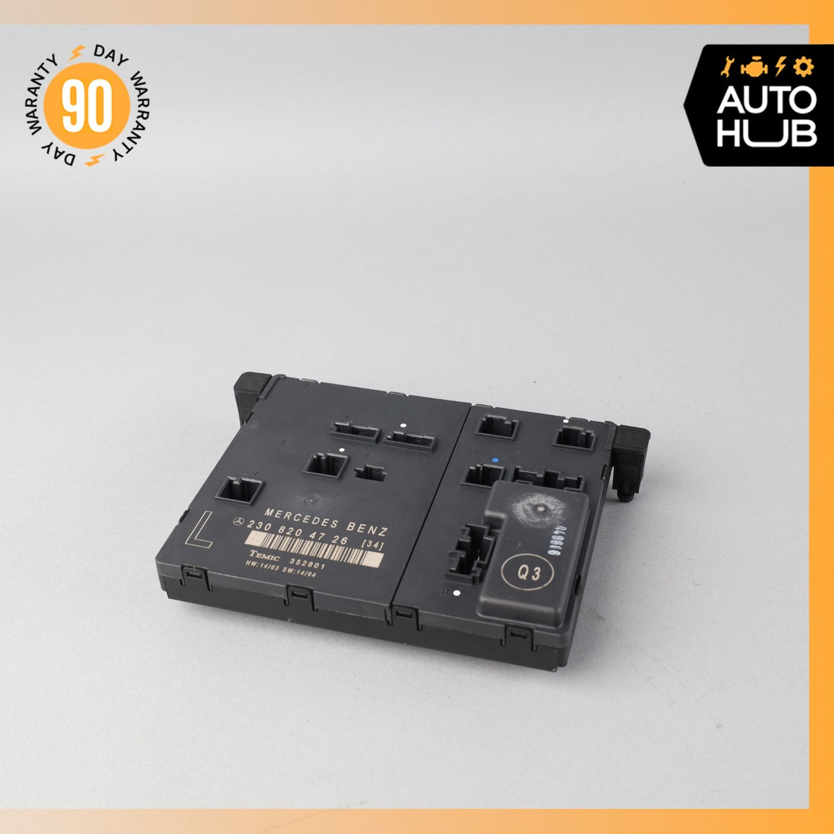03-12 Mercedes R230 SL500 SL55 AMG SL550 Door Control Module Left Side OEM - photo 1