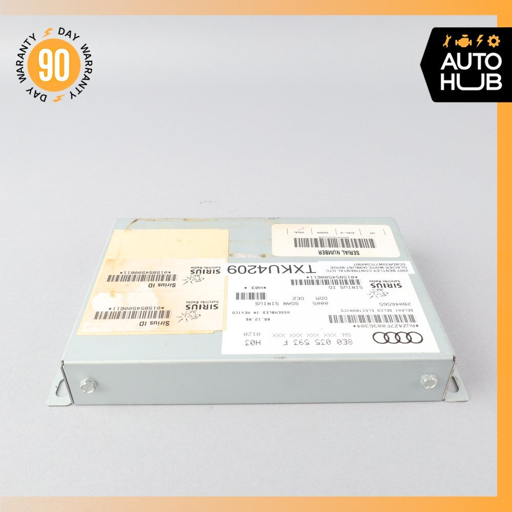 07-10 Bentley Continental GTC GT Sirius Satellite Radio Module Receiver OEM 60k - photo 4