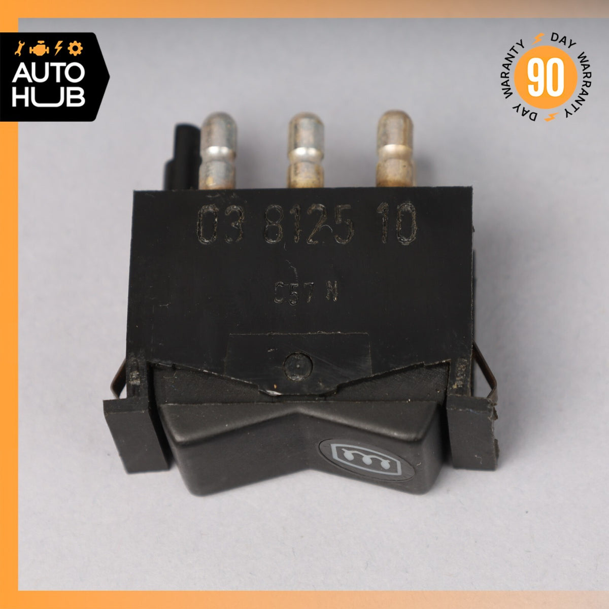 72-89 Mercedes R107 450SL 350SL Heated Rear Window Pane Switch 0008206010 OEM - photo 5