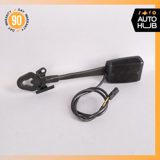 11-18 Porsche Cayenne 958 Front Left Driver Side Seat Belt Buckle Black OEM - photo 1