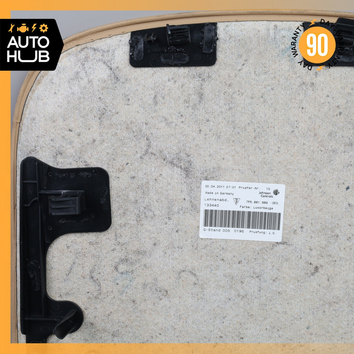 Porsche Cayenne 958 Hybrid S Front Left or Right Side Seat Back Cover Panel OEM - photo 9