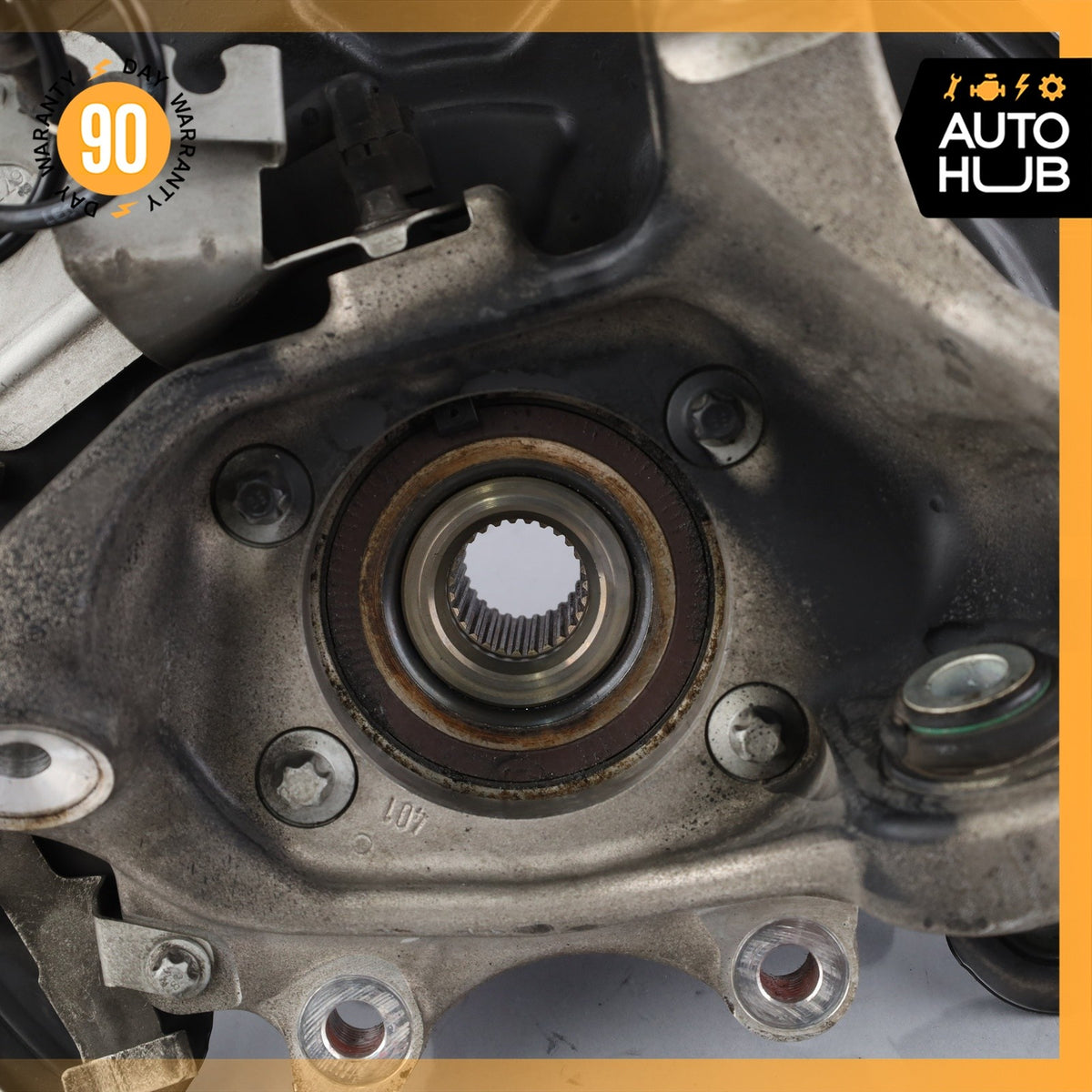 17-20 Mercedes W213 E300 E350 Rear Left Side Spindle Knuckle Hub OEM 84k - photo 12