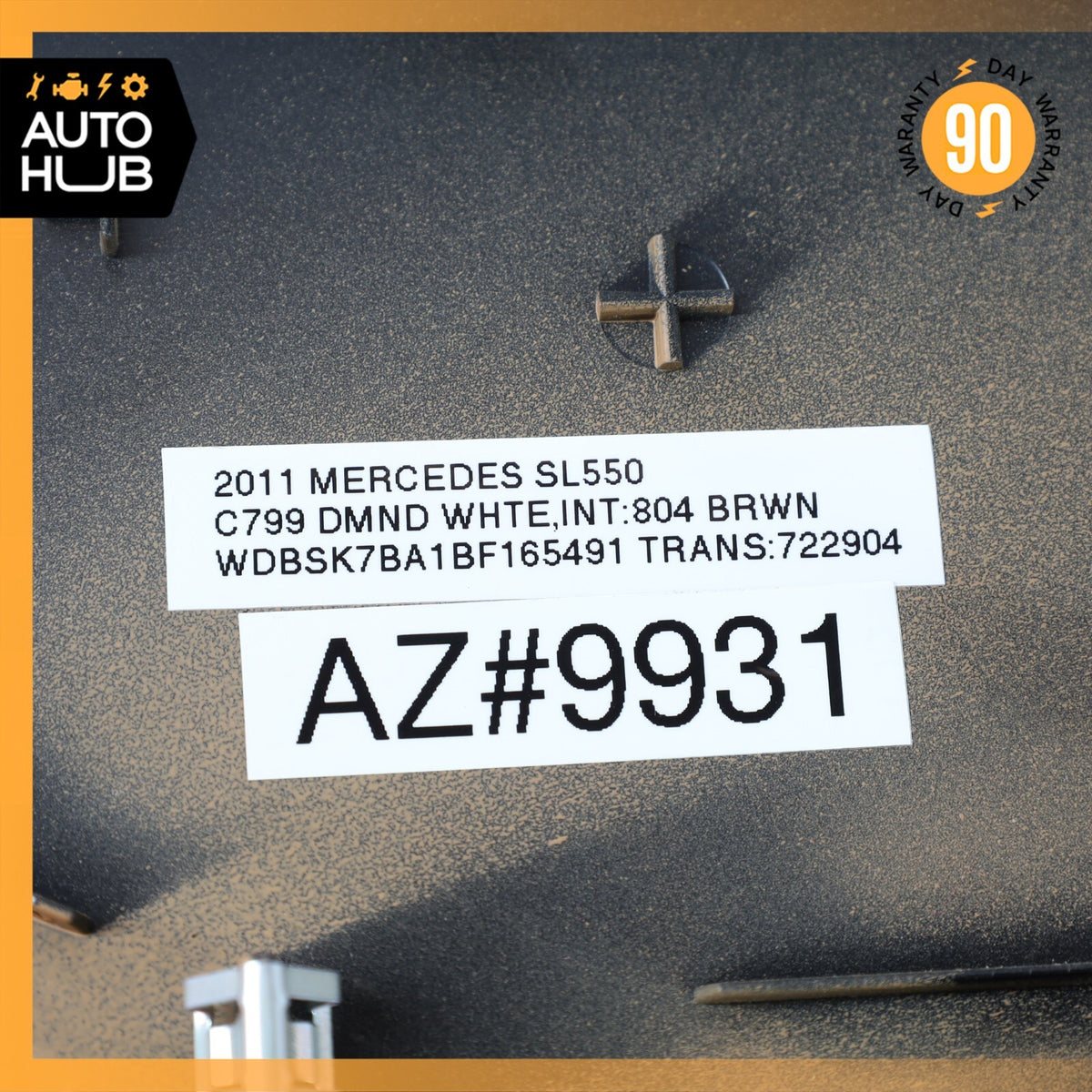 07-12 Mercedes R230 SL550 SL55 Left Side Dashboard Dash Trim Panel Cover OEM - photo 14