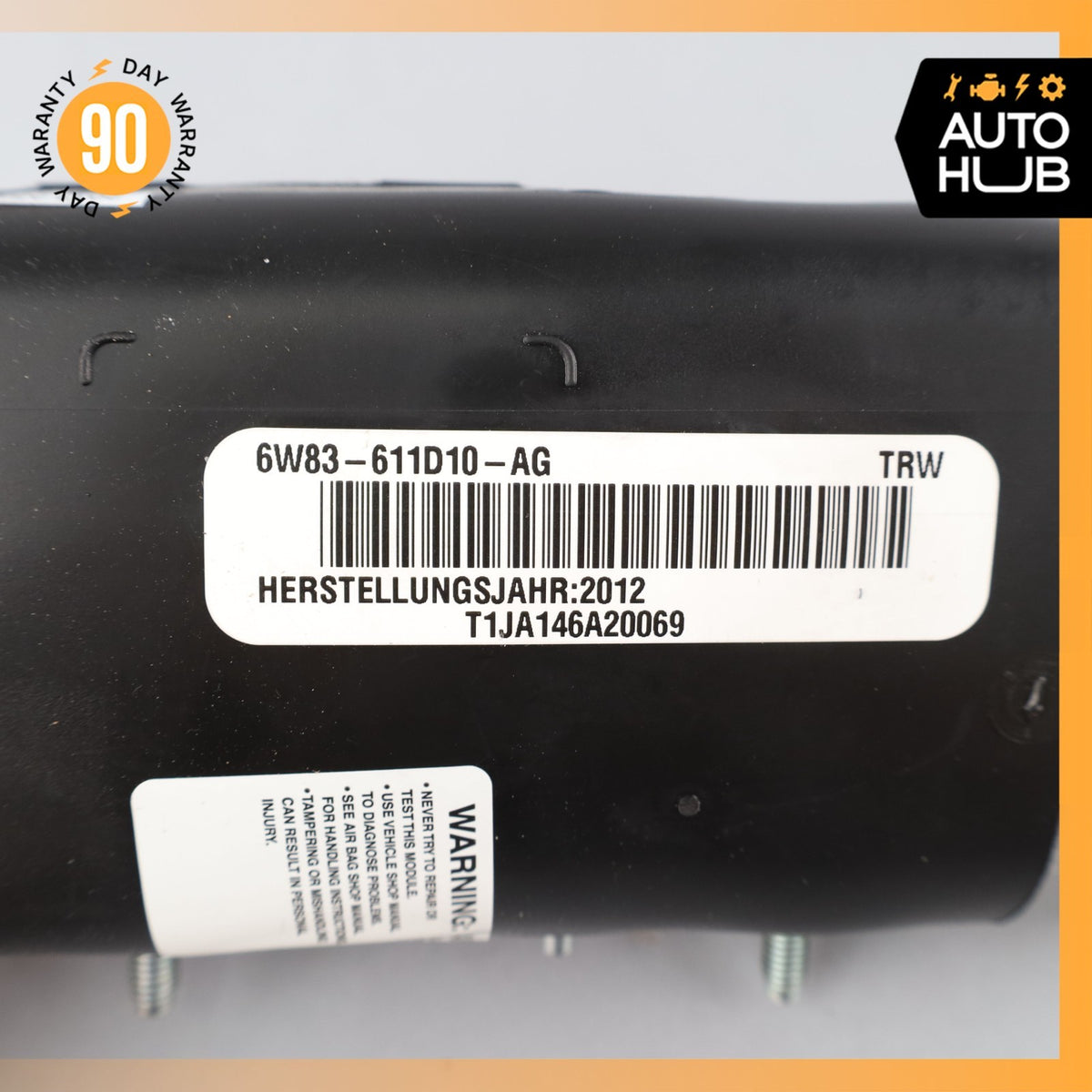 05-17 Aston Martin V8 Vantage DB9 Left Seat Airbag Air Bag 6W83611D10AG OEM 26k - photo 10