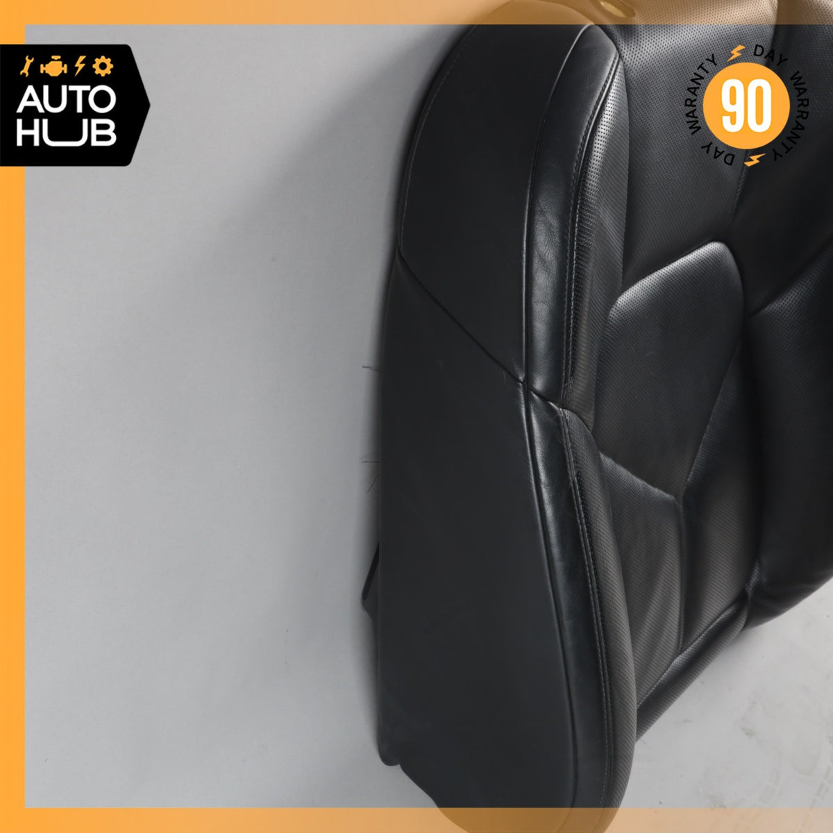 15-18 Porsche Macan S 95B Front Left Side Seat Upper Cushion Leather Black OEM - photo 9