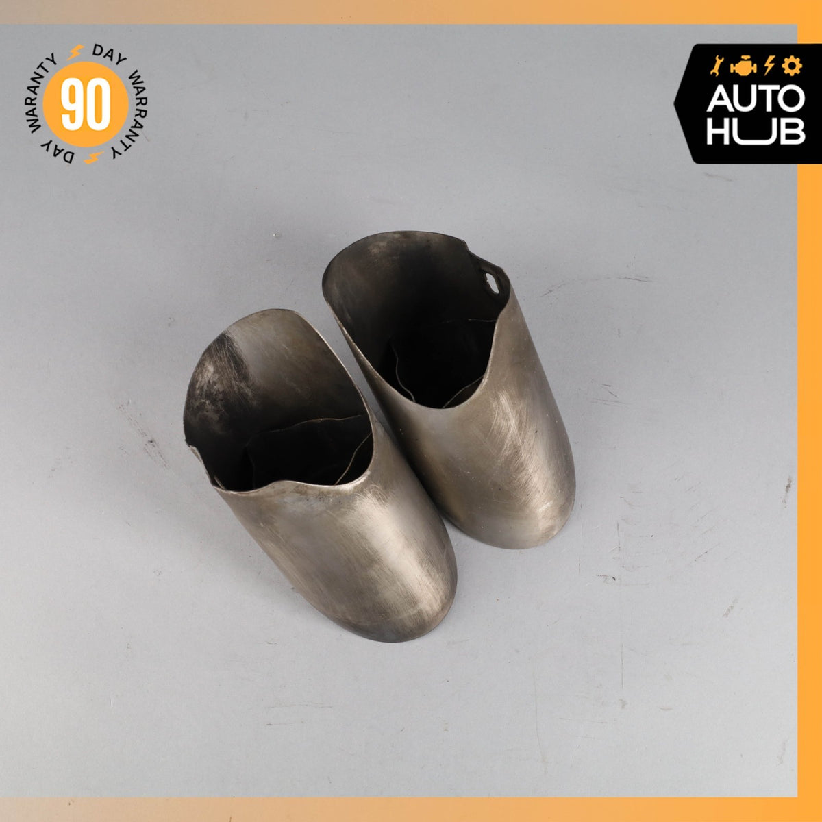14-16 Porsche Panamera 970 Right Exhaust Mufflers Muffler Tips Set OEM 86k - photo 4