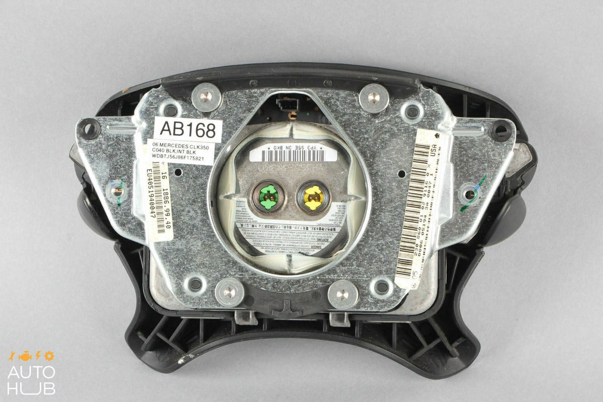 Mercedes W209 CLK500 E350 SL500 Steering Wheel Airbag Air Bag Black OEM - photo 10